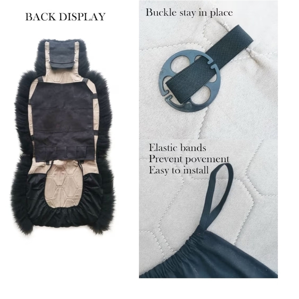 Luxurious Black Fur Vest - Picture 4 of 8